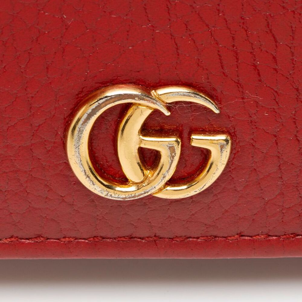 Gucci Leather GG Marmont Card Case - Picture 7 of 8